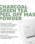 Free Sample - Charcoal Green Tea Peel-Off Mask Powder