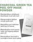 Free Sample - Charcoal Green Tea Peel-Off Mask Powder