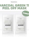 Free Sample - Charcoal Green Tea Peel-Off Mask Powder