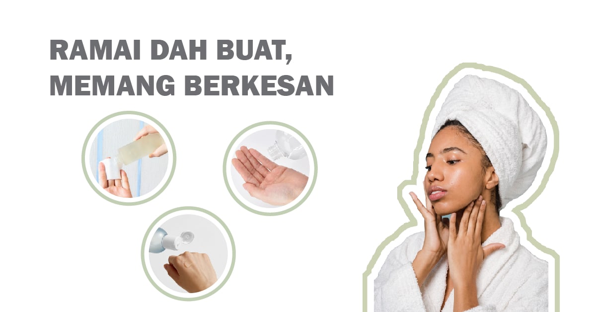 DIY Toner Untuk Muka Breakout