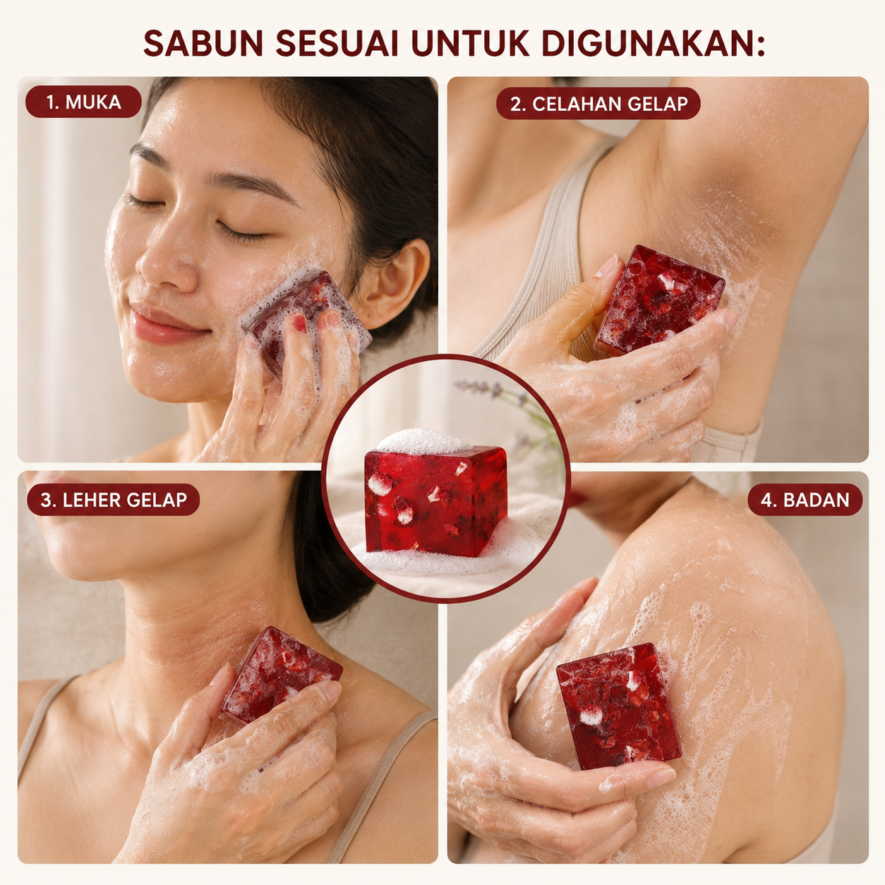 Teamon Beetroot Scrub