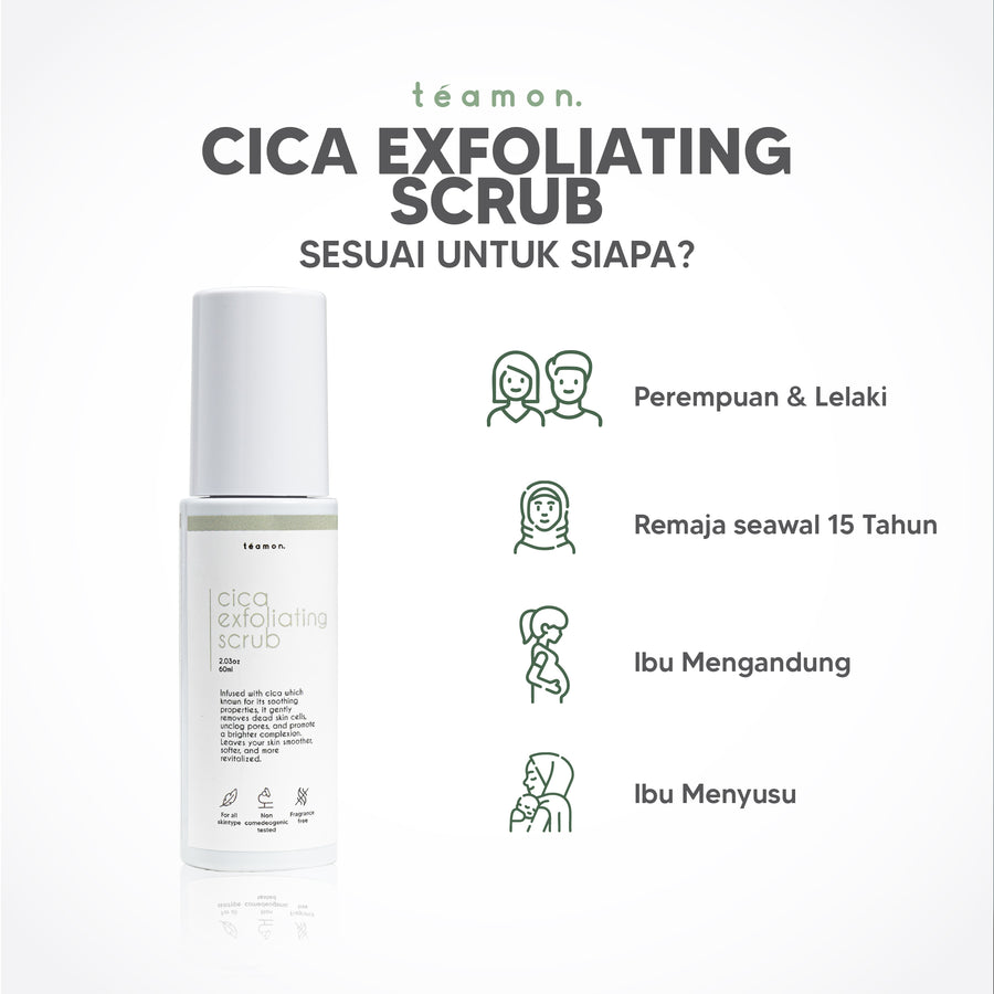 TEAMON Cica Exfoliating Scrub 60ml