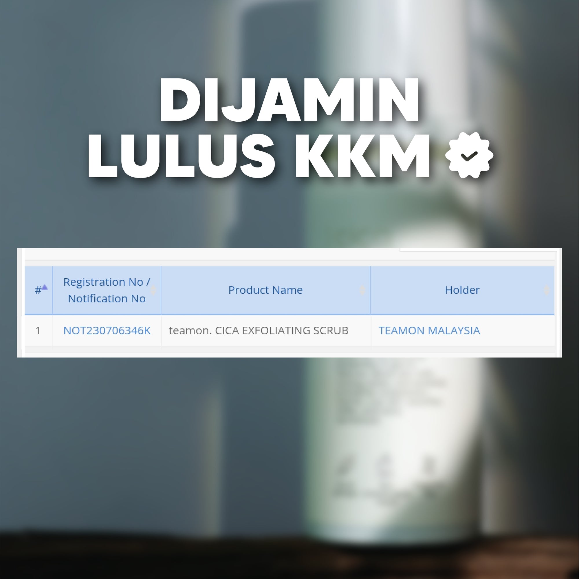 TEAMON Cica Exfoliating Scrub 60ml