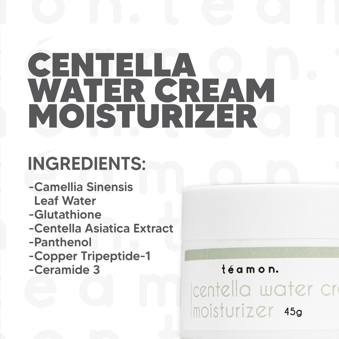 Centella Water Cream Moisturizer 45g