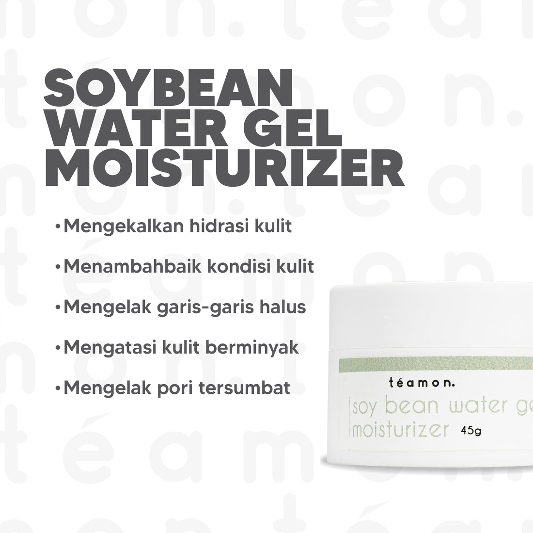 TEAMON Soy Bean Water Gel Moisturizer 45g