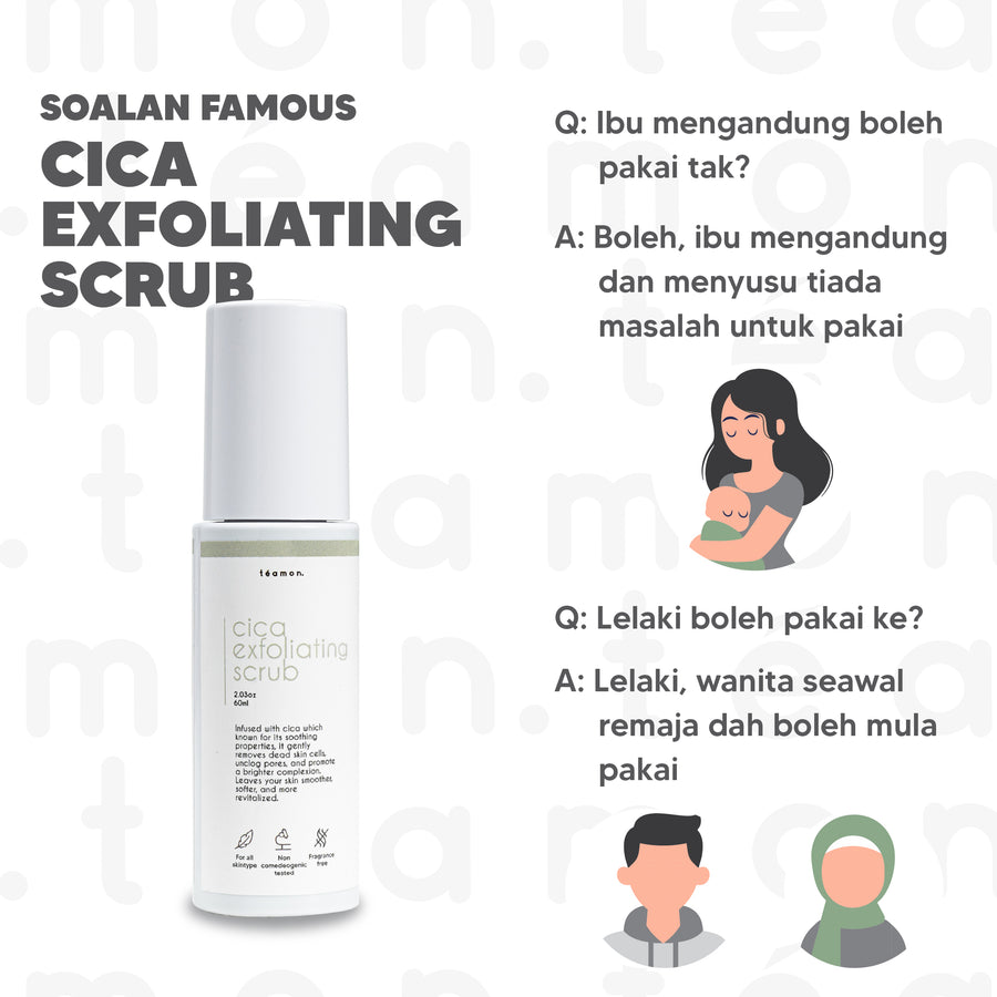 TEAMON Cica Exfoliating Scrub 60ml