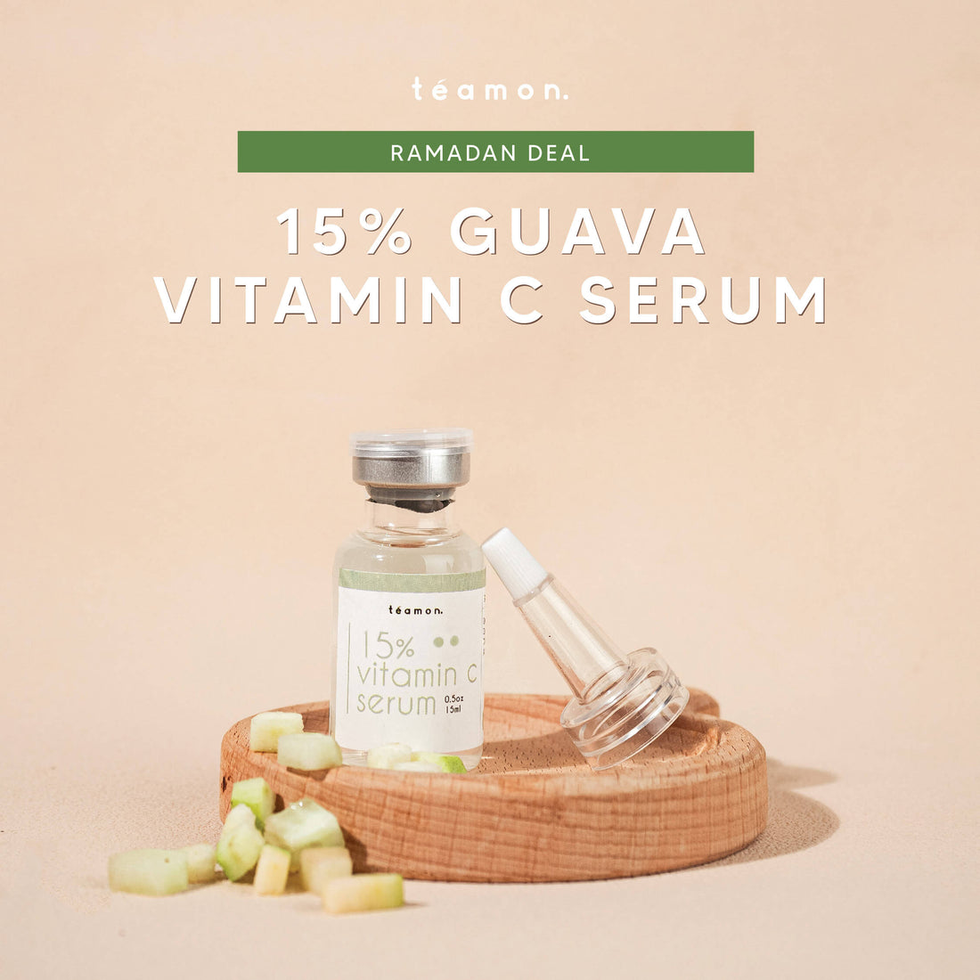 Teamon Guava Vitamin C (10% & 15% Scar Roller serum)