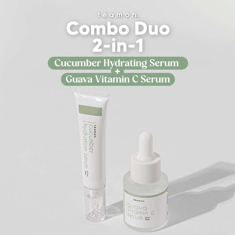 Combo Duo 2in1 - Guava Vitamin C + Cucumber Hydration Serum