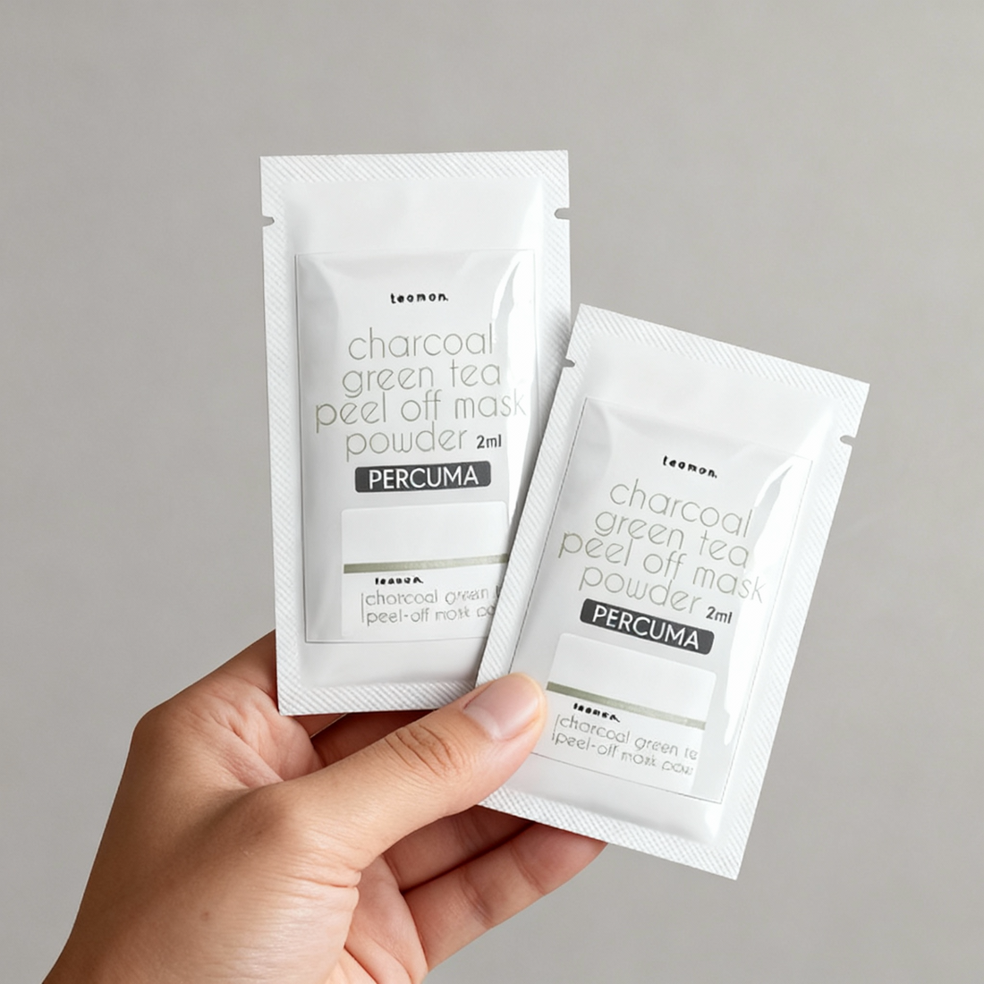 Free Sample - Charcoal Green Tea Peel-Off Mask Powder
