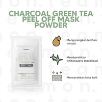Free Sample - Charcoal Green Tea Peel-Off Mask Powder