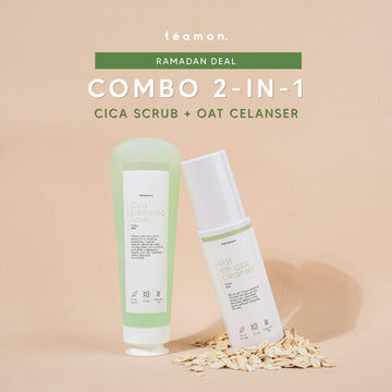 Combo Duo 2in1 - Oat Em Gee Cleanser & Cica Exfoliating Scrub