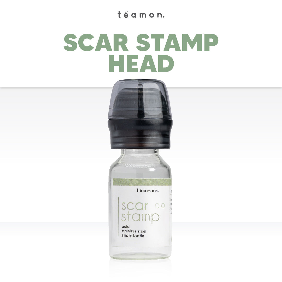 TEAMON Scar Stamp&Scar Roller Head Stainless Steel