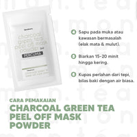 Free Sample - Charcoal Green Tea Peel-Off Mask Powder